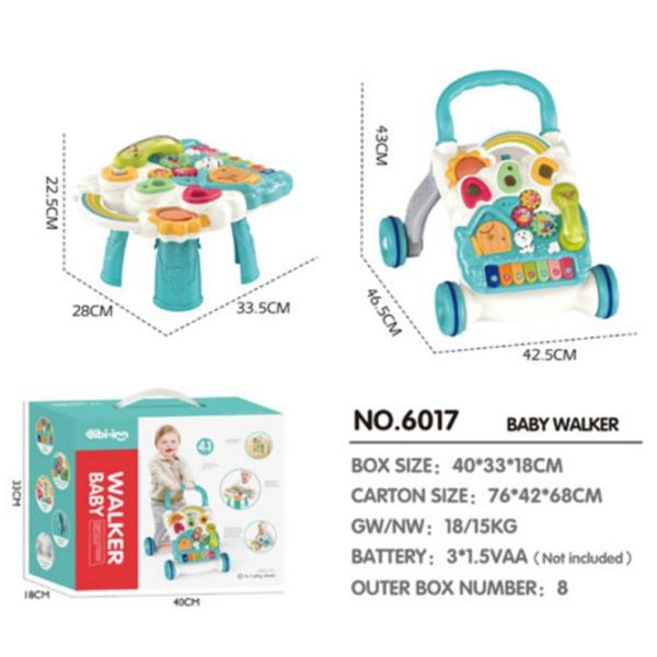 Ходунки Bibiin Toys 6017 (3695103360020) / Зеленый photo 6