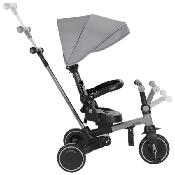 Triciclu KikkaBoo Aluma 25 kg / Gray photo 5
