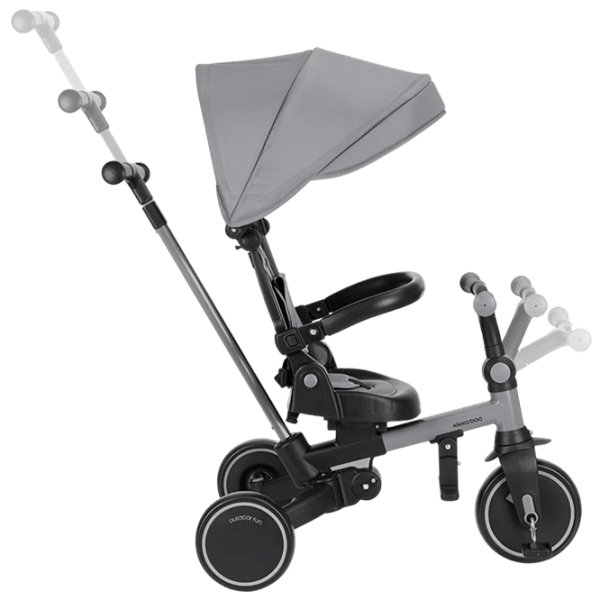 Triciclu KikkaBoo Aluma 25 kg / Gray photo 5