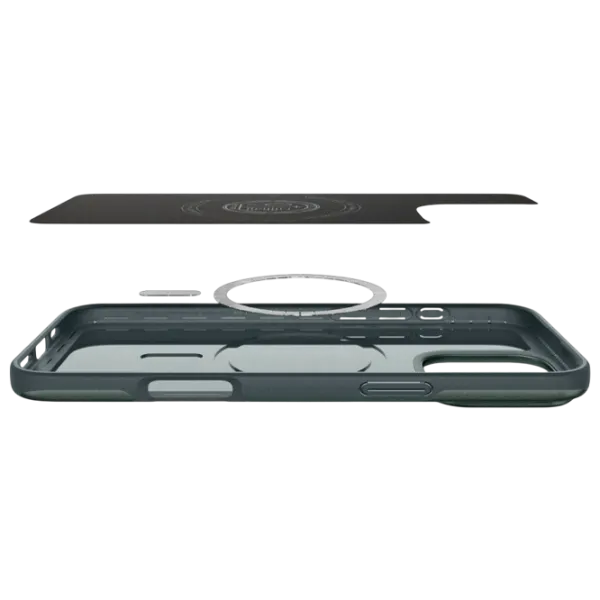 Чехол для смартфона Apple iPhone 16 Pro Max Spigen / MagSafe Back / ТПУ / Abyss Зеленый photo 5