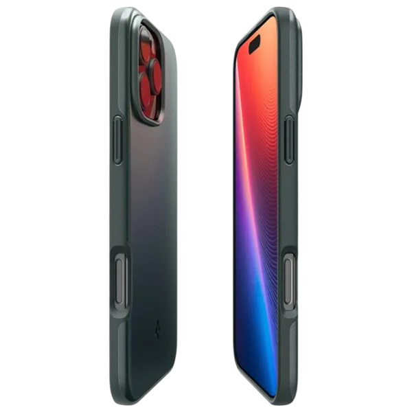 Чехол для смартфона Apple iPhone 16 Pro Max Spigen / MagSafe Back / ТПУ / Abyss Зеленый photo 6