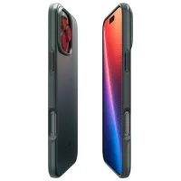 Husă pentru smartphone Apple iPhone 16 Pro Max Spigen / MagSafe Back / TPU / Abyss Green photo 6