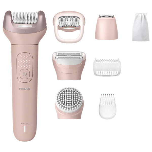 Эпилятор Philips BRE719/00 Влажная / Золотой Розовый photo 1