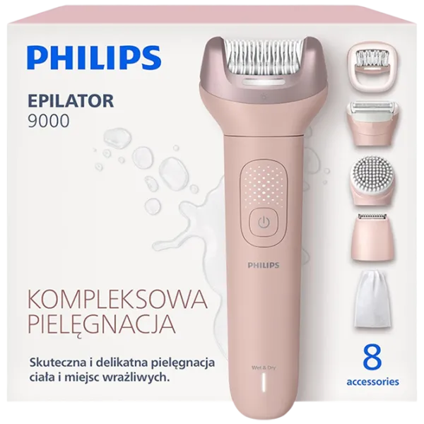 Эпилятор Philips BRE719/00 Влажная / Золотой Розовый photo 2