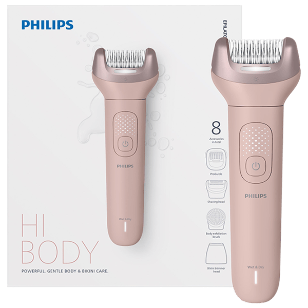 Эпилятор Philips BRE719/00 Влажная / Золотой Розовый photo 3