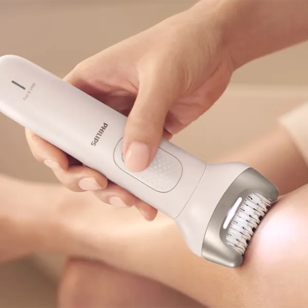 Эпилятор Philips BRE750/00 Влажная / Серый Белый photo 7