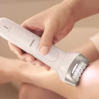 Эпилятор Philips BRE750/00 Влажная / Серый Белый photo 7
