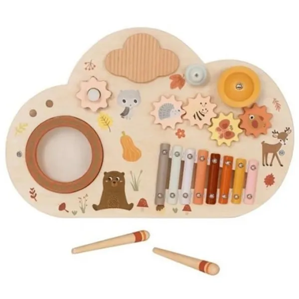 Busy board Baby Mix Animals Wood Montessori 1+ photo 1