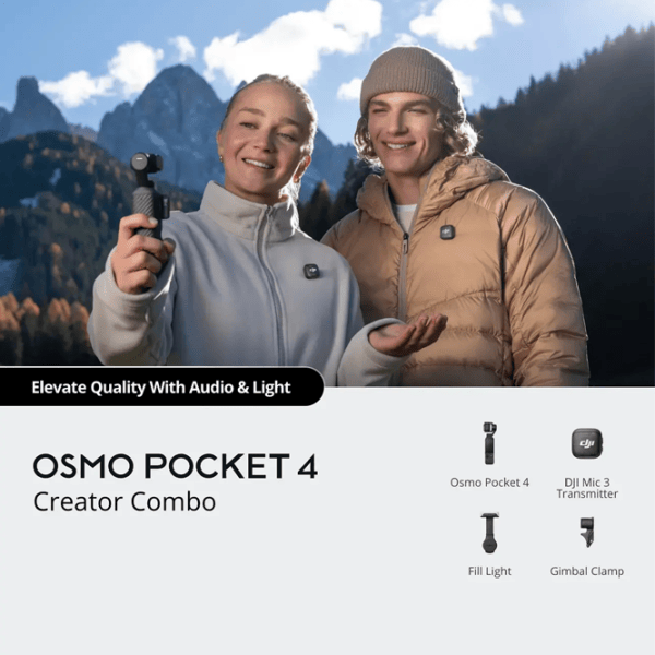 Экшн-камера DJI Osmo Pocket 4 Creator Combo 37 МП / 1545 мАч / Черный photo 3
