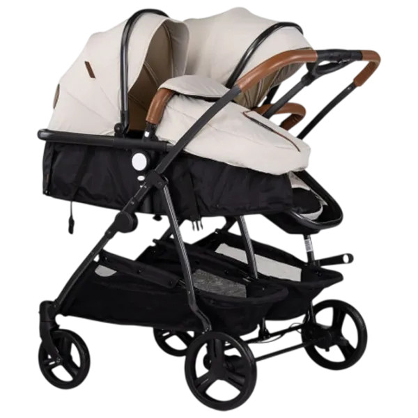 Детская коляска Chipolino Duo Smart KBDS02505BI/ Бискотта photo 1