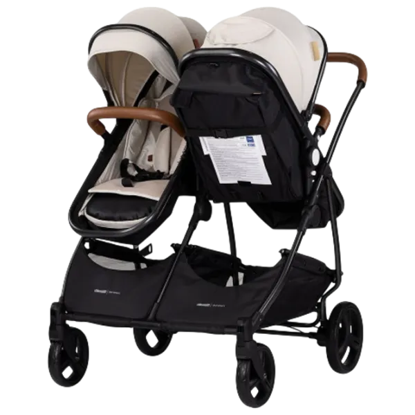 Детская коляска Chipolino Duo Smart KBDS02505BI/ Бискотта photo 4