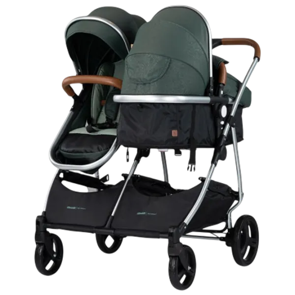 Детская коляска Chipolino Duo Smart KBDS02504BA/ Базилик photo 4