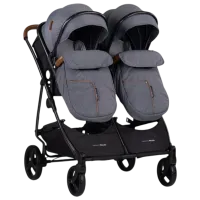 Детская коляска Chipolino Duo Smart KBDS02502CL / Серый