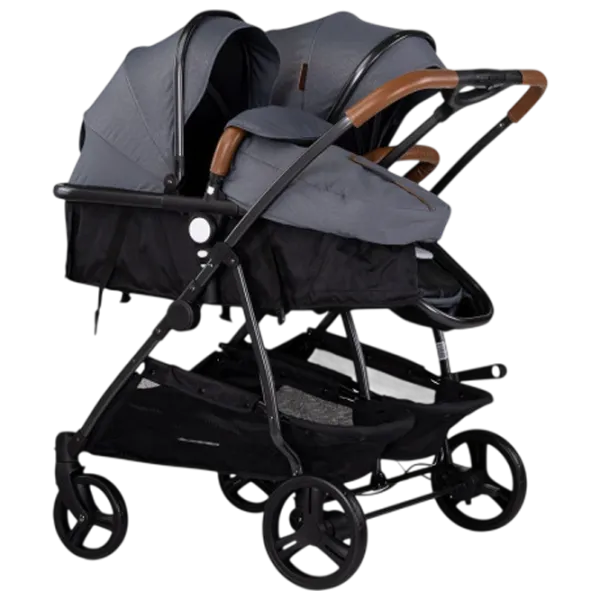 Cărucior pentru copil Chipolino Duo Smart KBDS02502CL / Gray photo 2
