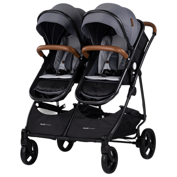 Cărucior pentru copil Chipolino Duo Smart KBDS02502CL / Gray photo 3