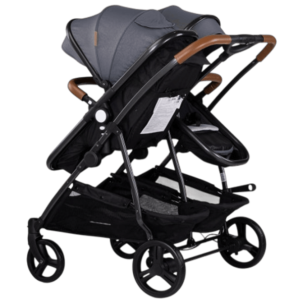 Cărucior pentru copil Chipolino Duo Smart KBDS02502CL / Gray photo 6