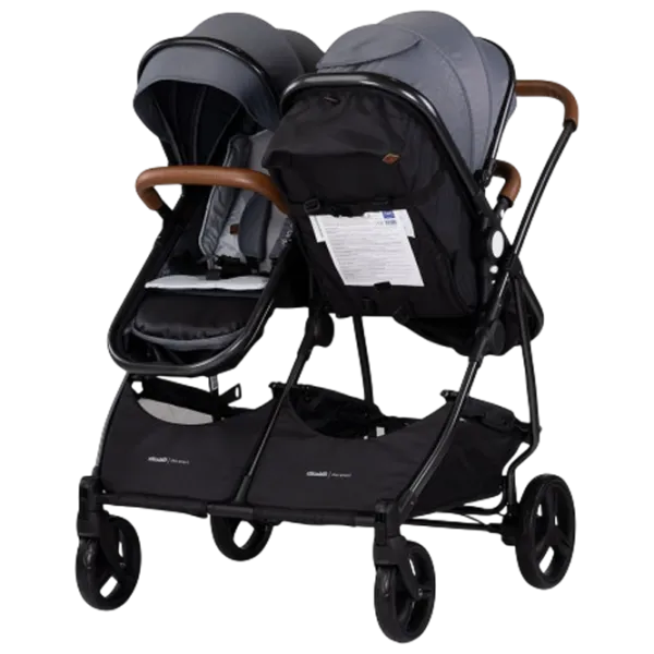 Cărucior pentru copil Chipolino Duo Smart KBDS02502CL / Gray photo 7