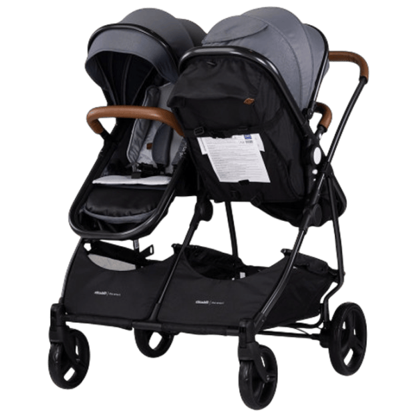 Cărucior pentru copil Chipolino Duo Smart KBDS02502CL / Gray photo 7