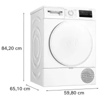 Mașină de uscat rufe Bosch WTH83277PL 8 kg/ White photo 5