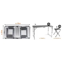 Складной стол Camp Active Picnic set Прямоугольная / 50 кг photo 7