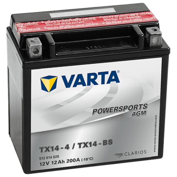 Вспомогательный аккумулятор Varta TX14-BS 200A / 12 Ач  photo 1