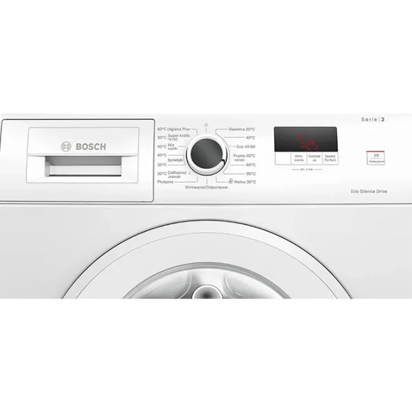 Mașină de spălat Bosch WGE03201PL 8 kg / 1200 rpm / White photo 4