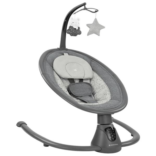 Leagăn pentru bebeluși KikkaBoo Twiddle (KB.221825) 9 kg/ Gray photo 1