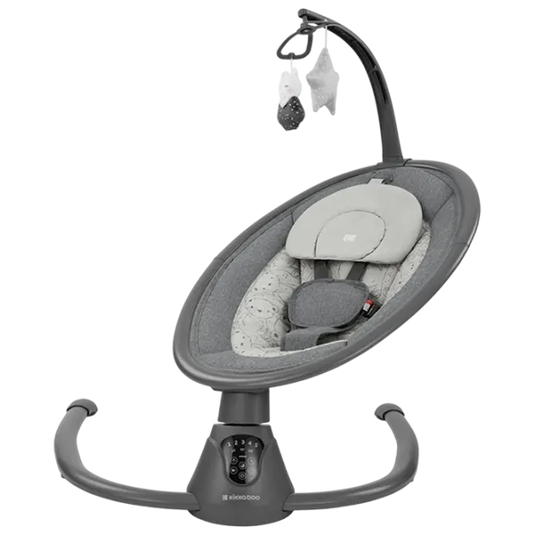 Leagăn pentru bebeluși KikkaBoo Twiddle (KB.221825) 9 kg/ Gray photo 2