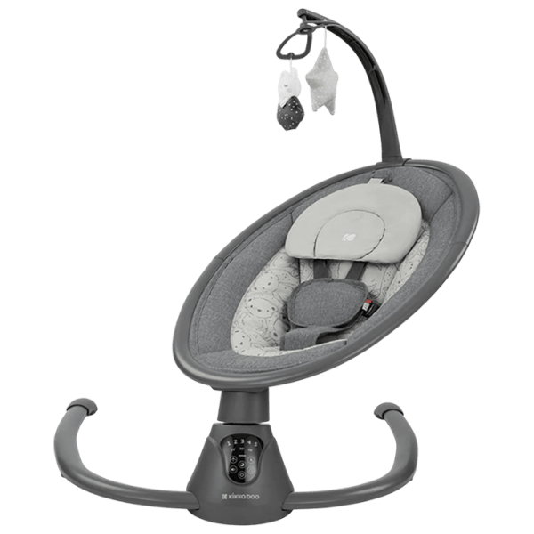 Leagăn pentru bebeluși KikkaBoo Twiddle (KB.221825) 9 kg/ Gray photo 2
