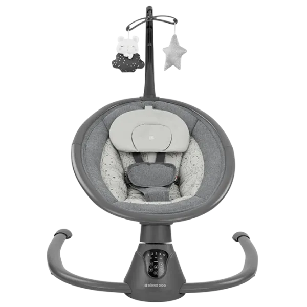 Leagăn pentru bebeluși KikkaBoo Twiddle (KB.221825) 9 kg/ Gray photo 3