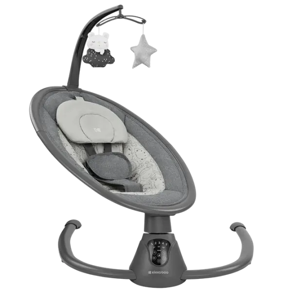 Leagăn pentru bebeluși KikkaBoo Twiddle (KB.221825) 9 kg/ Gray photo 4
