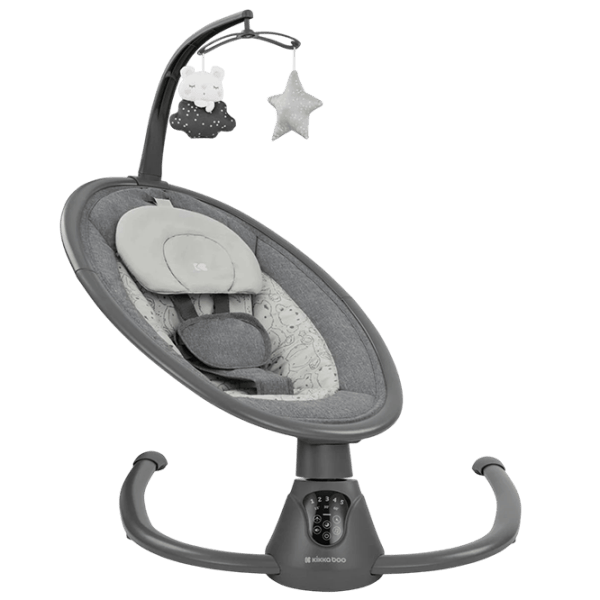 Leagăn pentru bebeluși KikkaBoo Twiddle (KB.221825) 9 kg/ Gray photo 4