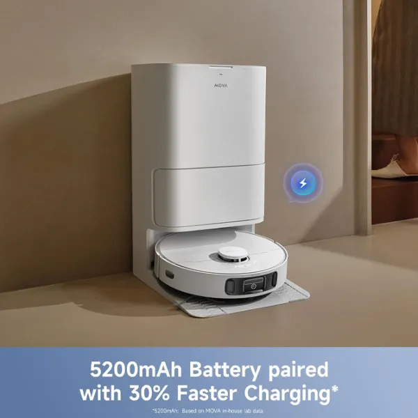 Робот пылесос Mova E40 Ultra 5200 мАч / Белый photo 13