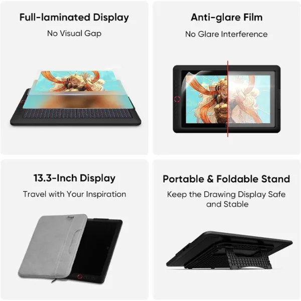 Tabletă grafică XP Pen Artist 13.3 Pro V2 A4 / Black photo 5