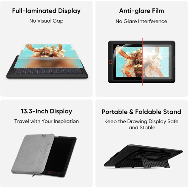 Tabletă grafică XP Pen Artist 13.3 Pro V2 A4 / Black photo 5