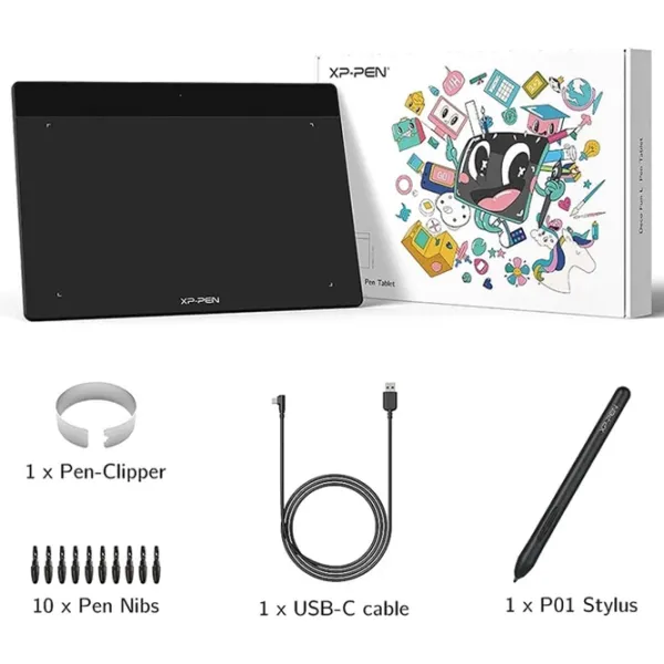 Tabletă grafică XP Pen Deco Fun L A5 / Black photo 2