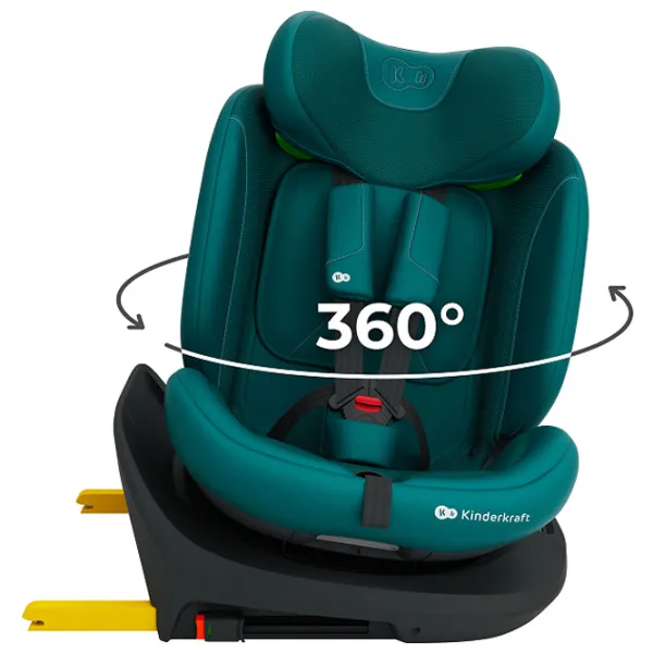 Scaun auto KinderKraft I-GROW 2 PLUS  0 luni - 12 ani / 36 kg / Green photo 3