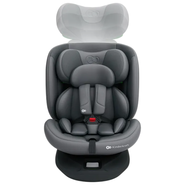 Детское автокресло KinderKraft I-GROW 2 PLUS  0 месяцев - 12 лет / 36 кг / Серый photo 9