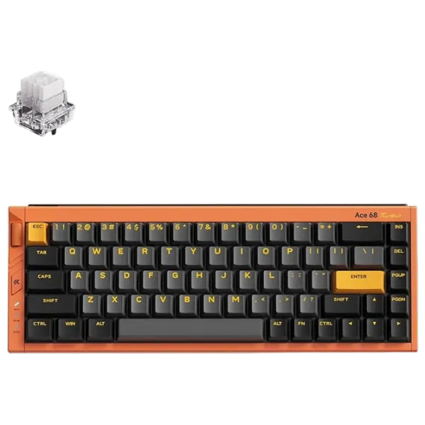 Tastatură Mchose Ace 68 Turbo Fără fir / Orange photo 2