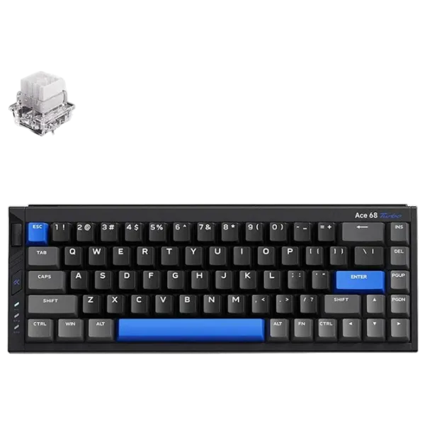Tastatură Mchose Ace 68 Turbo Fără fir / Black photo 2