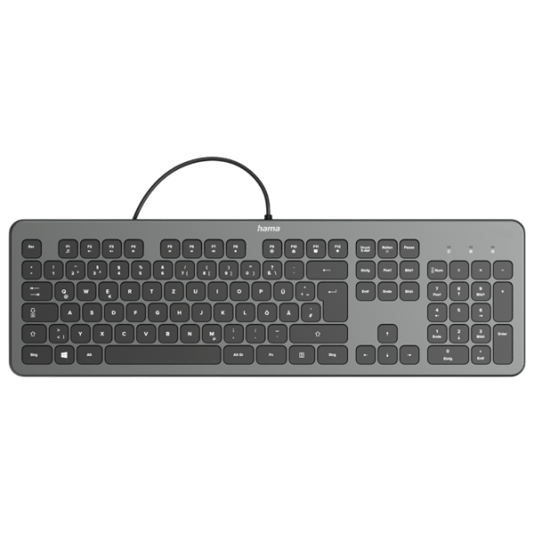Tastatură Hama KC-700 Cu fir / Anthracite photo 1