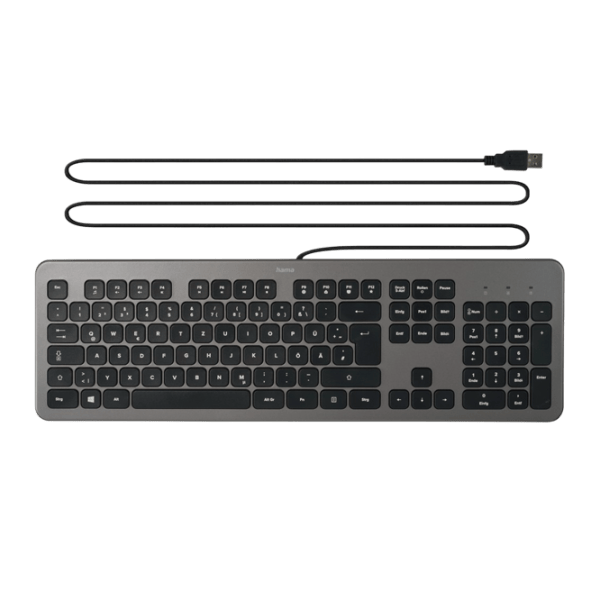 Tastatură Hama KC-700 Cu fir / Anthracite photo 3