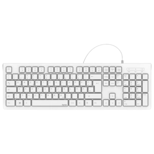 Tastatură Hama KC-200 Cu fir / White photo 1
