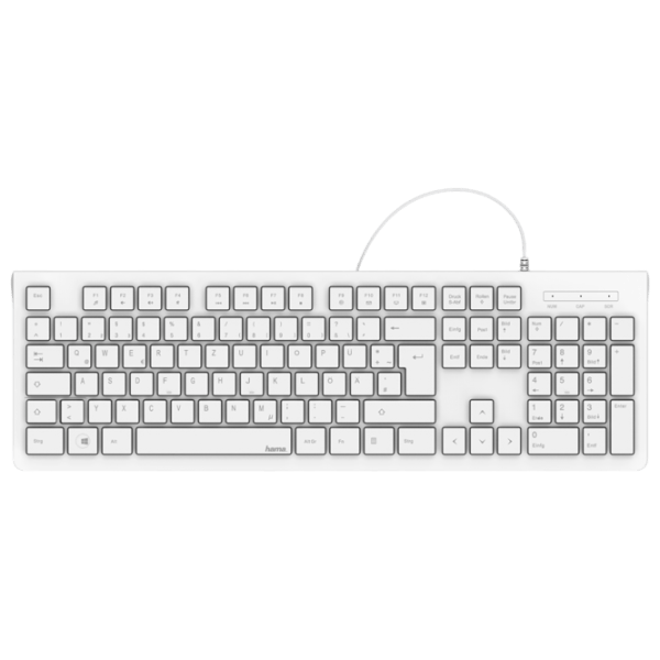 Tastatură Hama KC-200 Cu fir / White photo 1