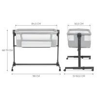 Детская кровать KinderKraft Neste Up 2 0 месяцев - / Светло Серый photo 5