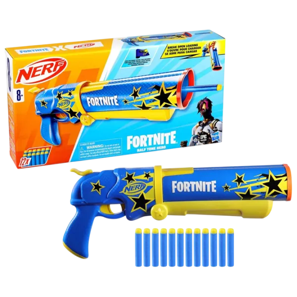 Бластер Nerf Fortnite Half Tone Hero F8947 8+ / Стрел / Синий photo 3