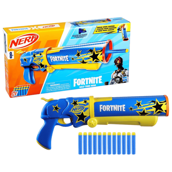 Бластер Nerf Fortnite Half Tone Hero F8947 8+ / Стрел / Синий photo 3