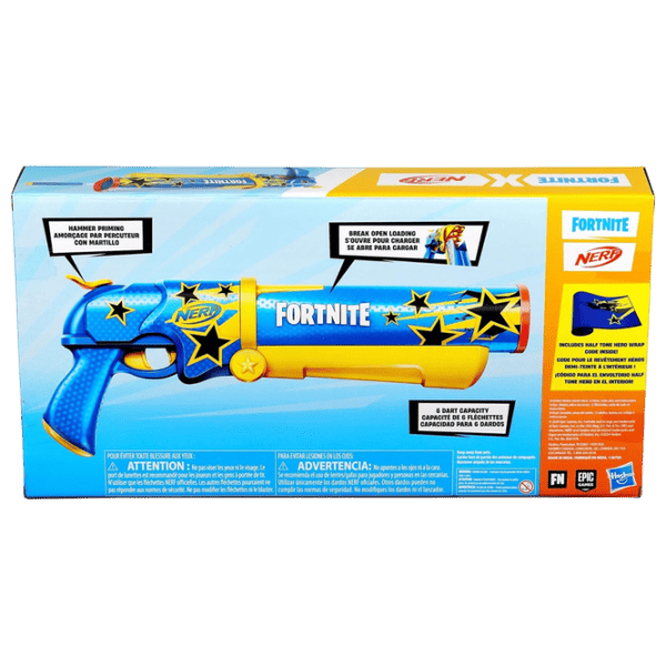 Бластер Nerf Fortnite Half Tone Hero F8947 8+ / Стрел / Синий photo 5