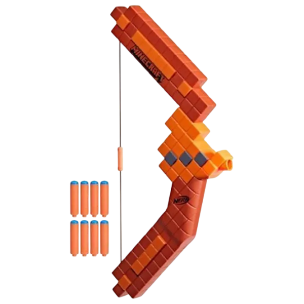 Лук Nerf Bow Minecraft G1120  3+ / Стрел / Коричневый photo 1