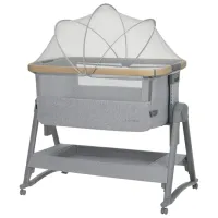 Pat pentru copii KikkaBoo Nanna 2  - / Gray